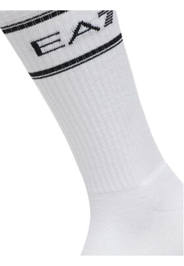EA7 Emporio Armani Skarpety długie 7X000381 AF18572 M0066 Biały. Kolor: biały. Materiał: bawełna