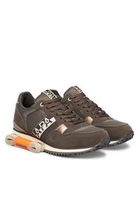 Napapijri Sneakersy Astra NP0A88XQ Brązowy. Kolor: brązowy. Materiał: materiał #4