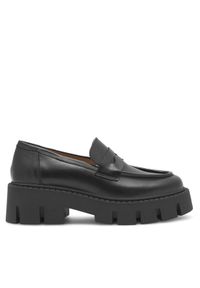 Badura Loafersy MELITO-E23-25713PE Czarny. Kolor: czarny. Materiał: skóra