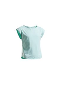 ARTENGO - Koszulka tenisowa 500 dla dzieci. Kolor: zielony. Materiał: materiał, poliester, elastan. Sport: tenis