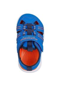 skechers - Sandały dziecięce Skechers Hyper Coast. Kolor: niebieski. Materiał: materiał