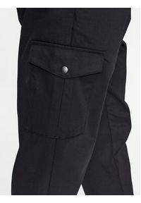 Jack & Jones - Jack&Jones Spodnie materiałowe 12237534 Czarny Wide Leg. Kolor: czarny. Materiał: bawełna