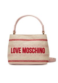 Love Moschino - Torebka LOVE MOSCHINO. Kolor: różowy