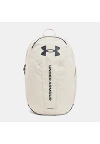 Under Armour - Plecak miejski UNDER ARMOUR Hustle Lite Backpack 24L. Kolor: beżowy #1