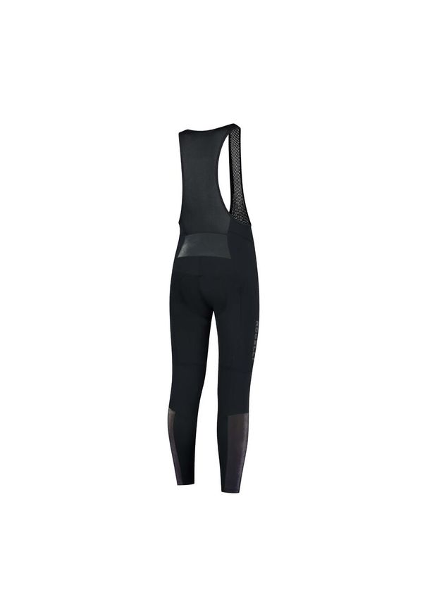 ROGELLI - Spodnie rowerowe męskie Rogelli Essential HiVis z wkładką żelową. Kolor: czarny