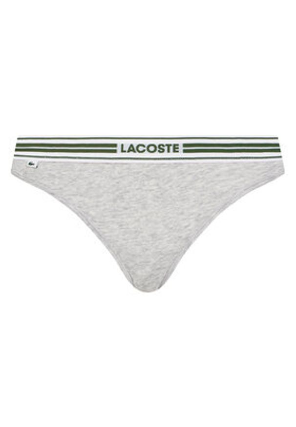 Lacoste Figi klasyczne 8F1333 Szary. Kolor: szary. Materiał: bawełna