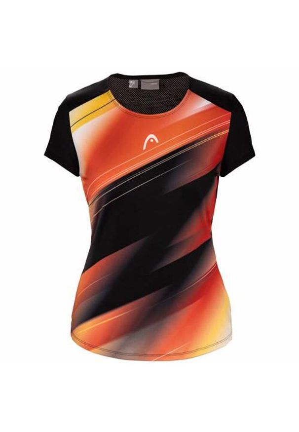 Koszulka sportowa damska Head Dtb Tie-break 2024. Kolor: wielokolorowy. Materiał: poliester. Długość rękawa: krótki rękaw. Długość: krótkie
