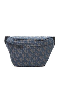 Calvin Klein Jeans Nerka Unstructured Monogram Waistbag LV04G3177G Błękitny. Kolor: niebieski. Materiał: materiał #2