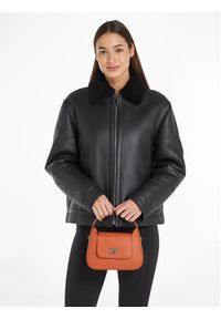 Calvin Klein Torebka Re-Lock Crossbody W/Flap Sm K60K610770 Brązowy. Kolor: brązowy. Materiał: skórzane #3