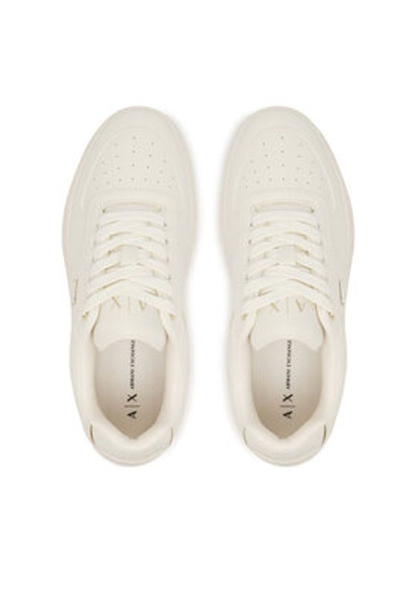 Armani Exchange Sneakersy XW001631 AF17351 MZ128 Biały. Kolor: biały. Materiał: skóra