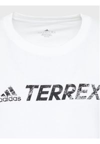 Adidas - adidas T-Shirt Terrex Classic Logo HF3285 Biały Regular Fit. Kolor: biały. Materiał: bawełna #5
