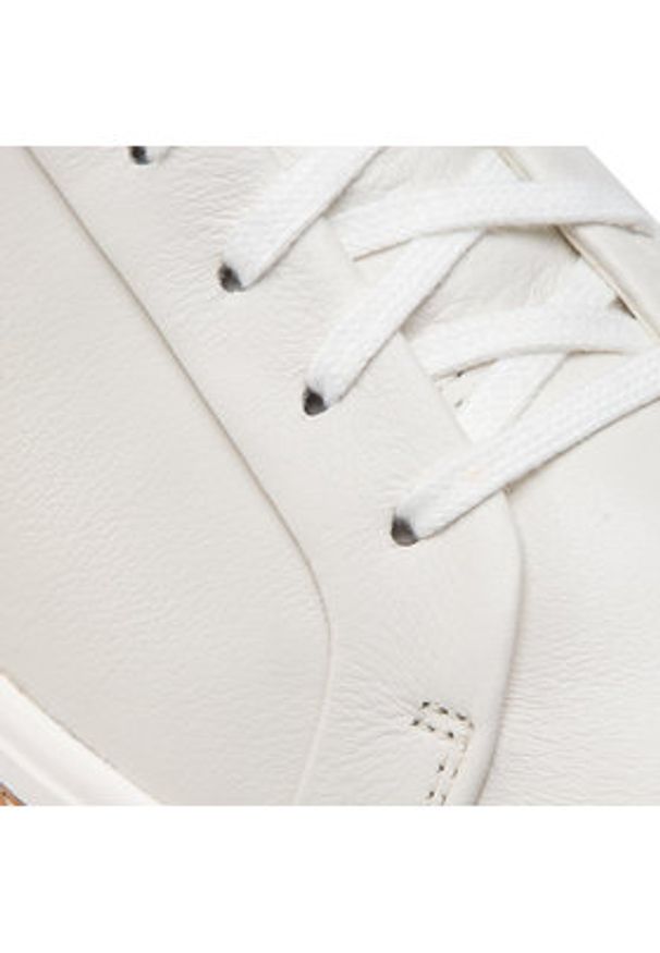 Clarks Sneakersy Un Maui Lace 261401684 Beżowy. Kolor: beżowy. Materiał: skóra