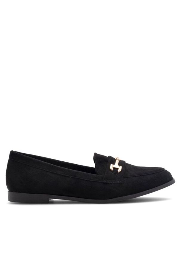 DeeZee Loafersy WS270205-01 Czarny. Kolor: czarny. Materiał: materiał