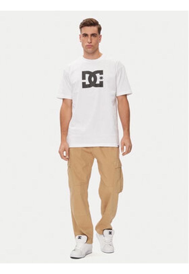 DC T-Shirt Star Hss ADYZT05373 Biały Relaxed Fit. Kolor: biały. Materiał: bawełna