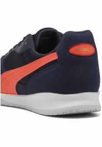 Puma - Buty piłkarskie KING TOP IT PUMA New Navy Glowing Red Silver Mist Blue Gray. Kolor: czerwony, wielokolorowy, niebieski, szary. Sport: piłka nożna