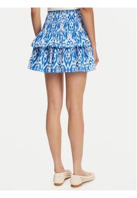 only - ONLY Spódnica mini Nadja 15351182 Niebieski Regular Fit. Kolor: niebieski. Materiał: bawełna #4