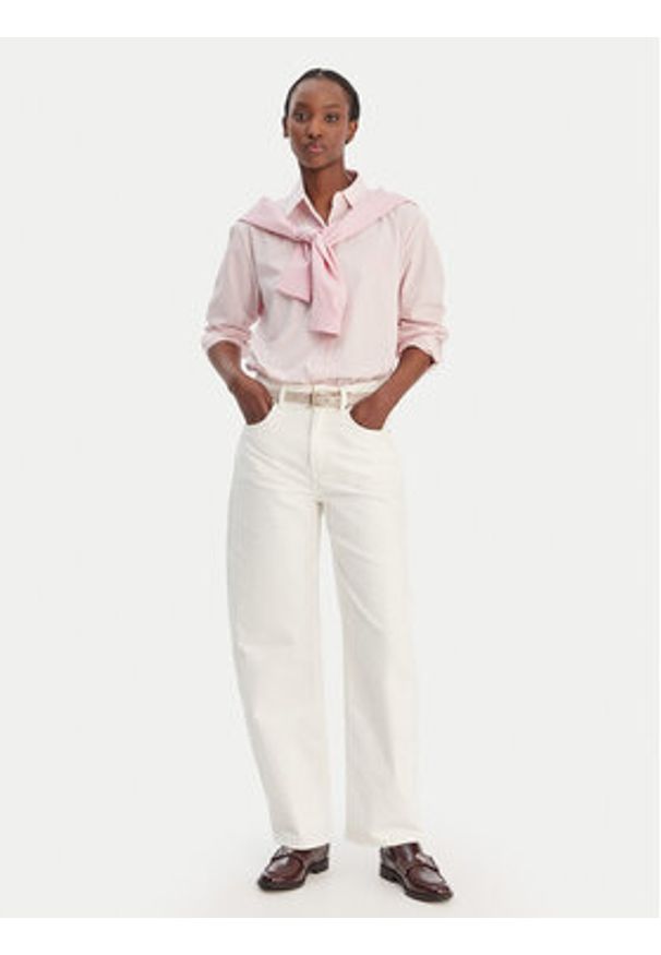 TOMMY HILFIGER - Tommy Hilfiger Jeansy WW0WW49500 Écru Barrel Fit