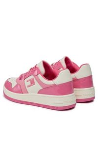 Tommy Jeans Sneakersy Tjw Retro Basket Patent Ltr EN0EN02499 Różowy. Kolor: różowy #5