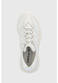 adidas Originals buty Ozweego Pure kolor beżowy. Nosek buta: okrągły. Zapięcie: sznurówki. Kolor: beżowy. Materiał: guma. Obcas: na obcasie. Wysokość obcasa: niski #2