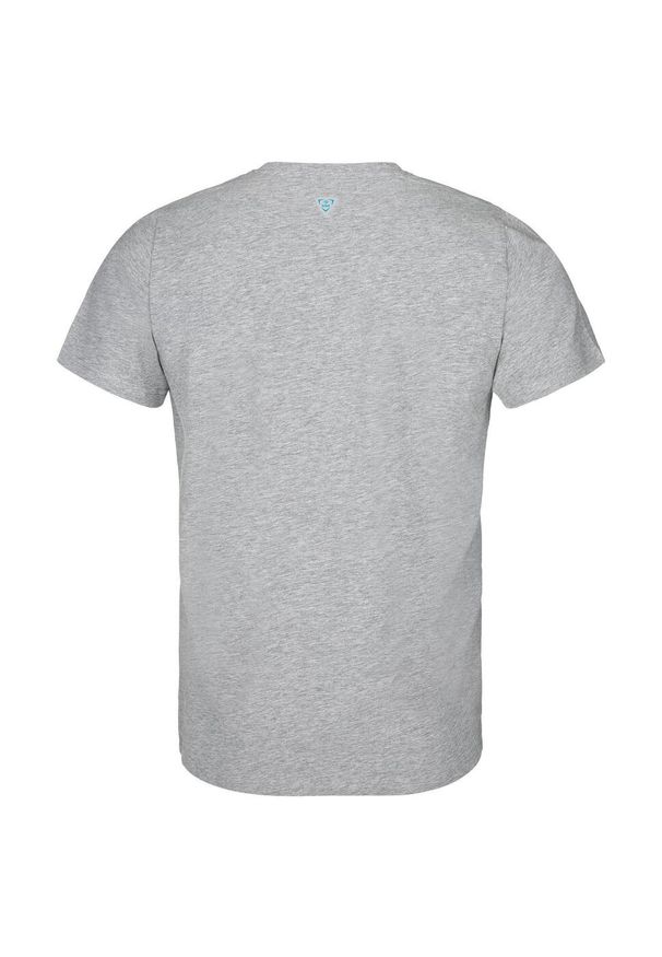 Męski bawełniany t-shirt Kilpi TYPON-M. Kolor: szary. Materiał: bawełna. Sport: turystyka piesza