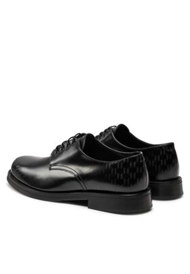 Karl Lagerfeld - KARL LAGERFELD Półbuty KL11423A Czarny. Kolor: czarny. Materiał: skóra