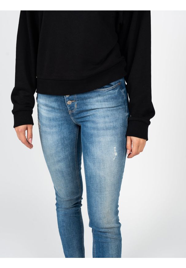 Guess Jeansy "Skinny" | W1YA28 D46AC | Kobieta | Niebieski. Okazja: na co dzień. Stan: podwyższony. Kolor: niebieski. Styl: casual, klasyczny