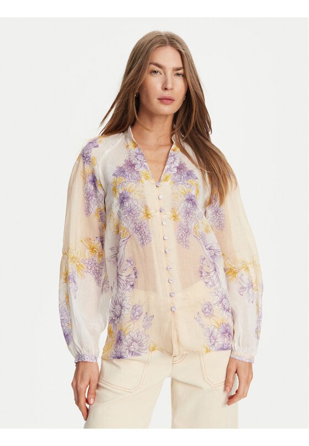 TwinSet - TWINSET Koszula 251TT2061 Kolorowy Regular Fit. Wzór: kolorowy