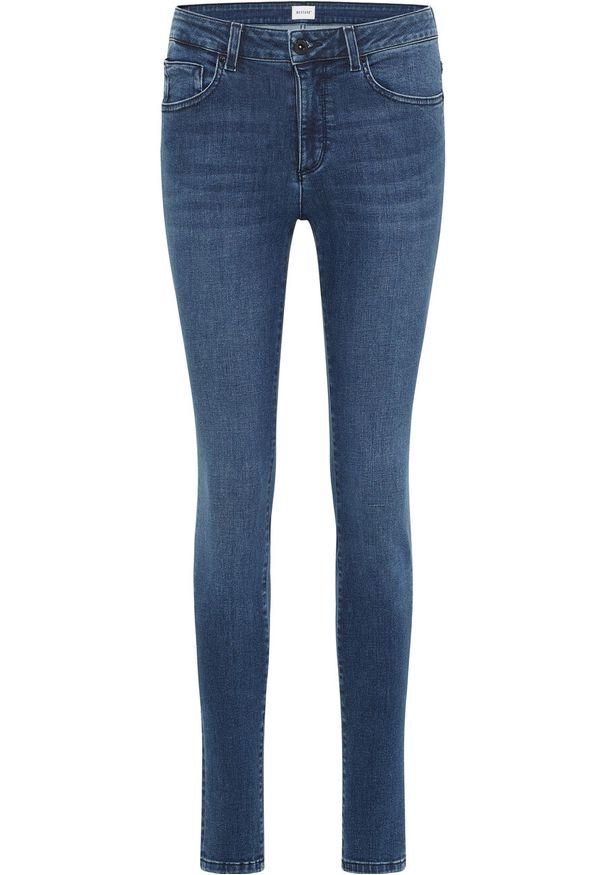 Mustang - MUSTANG SHELBY SKINNY DAMSKIE SPODNIE JEANSOWE JEANSY DENIM BLUE 1013580 5000 782