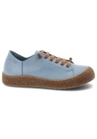 Półbuty damskie Ravini, ze skóry naturalnej licowej cholewka sznurowanie wygodna podeszwa casual, niebieskie, 1301. Okazja: na co dzień. Zapięcie: sznurówki. Kolor: niebieski. Materiał: skóra. Szerokość cholewki: normalna. Wzór: gładki. Styl: casual #5