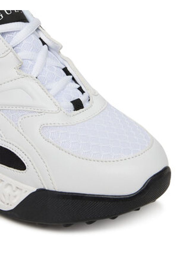 Guess Sneakersy FLTSWA LEA12 Biały. Kolor: biały. Materiał: skóra