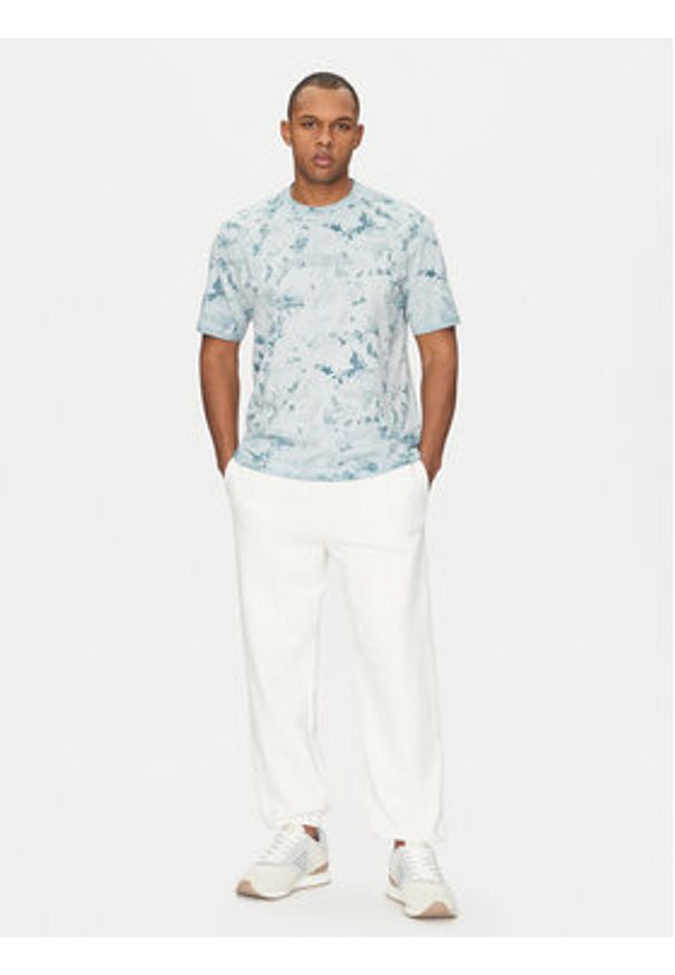 Guess T-Shirt Z5GI01 I3Z14 Niebieski Regular Fit. Kolor: niebieski. Materiał: bawełna