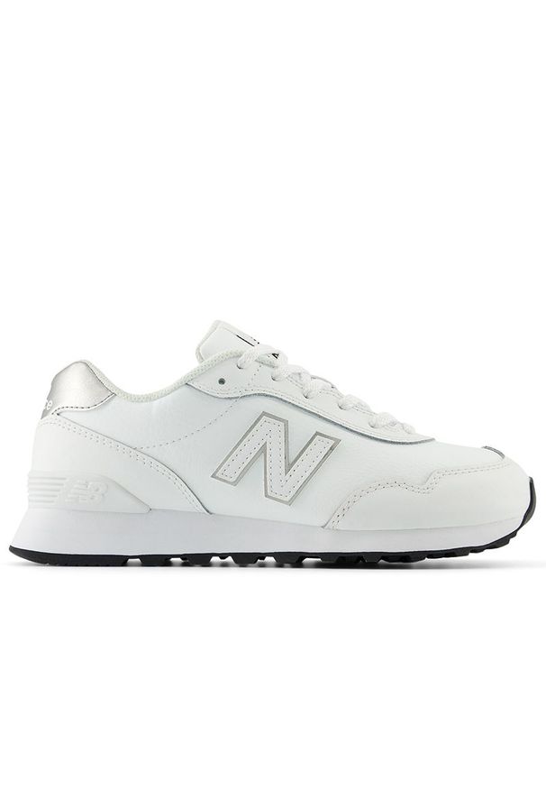 Buty damskie New Balance WL515WGW - białe. Kolor: biały. Materiał: syntetyk, skóra, guma. Szerokość cholewki: normalna