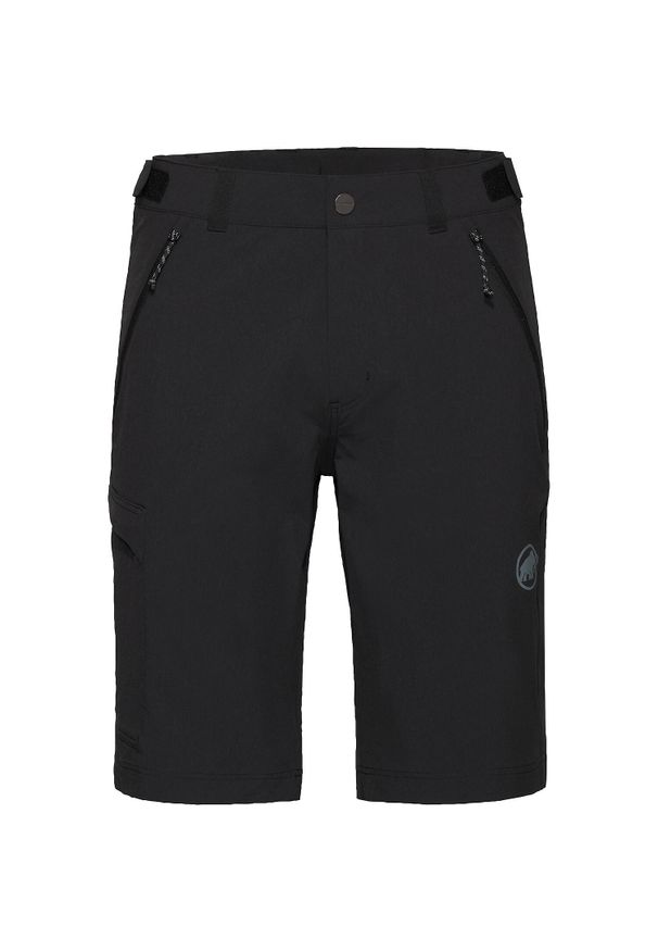 Spodenki turystyczne męskie Mammut Runbold IV Shorts. Kolor: czarny. Sport: turystyka piesza