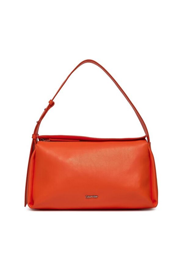 Calvin Klein Torebka Gracie Shoulder Bag K60K611341 Pomarańczowy. Kolor: pomarańczowy