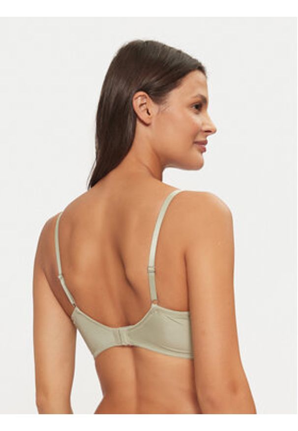 Hunkemöller Biustonosz z fiszbiną Sali 300079 Zielony. Kolor: zielony. Materiał: syntetyk