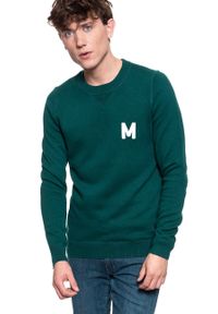 Mustang - MUSTANG Emil C Jumper MĘSKI SWETER KLASYCZNY DEEP TEAL 1008650 6433. Styl: klasyczny #4