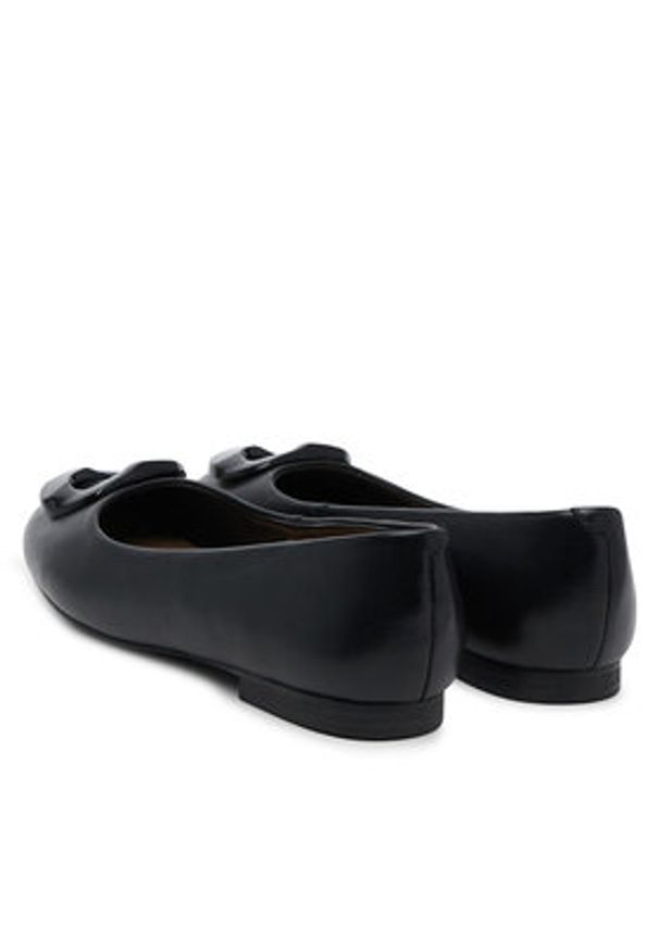 Sergio Bardi Baleriny WYL3692-2Z-SB Czarny. Kolor: czarny. Materiał: skóra