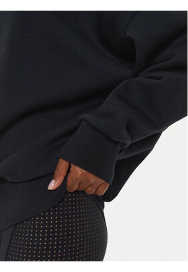 Under Armour Bluza UA Rival Fleece 1386463 Czarny Oversize. Kolor: czarny. Materiał: bawełna