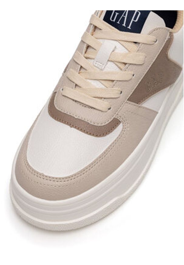 GAP - Gap Sneakersy PARADISE CUP LOW W GP514033DW-SA00 Beżowy. Kolor: beżowy. Materiał: materiał