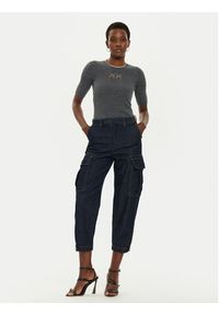 Pinko Sweter Tritone 102017 A18M Szary Regular Fit. Kolor: szary. Materiał: wełna #4