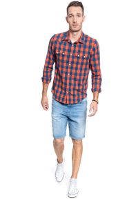 Wrangler - MĘSKIE SZORTY JEANSOWE WRANGLER 5 PKT SHORT RAVE CAVE W14CQ380S. Materiał: jeans #9