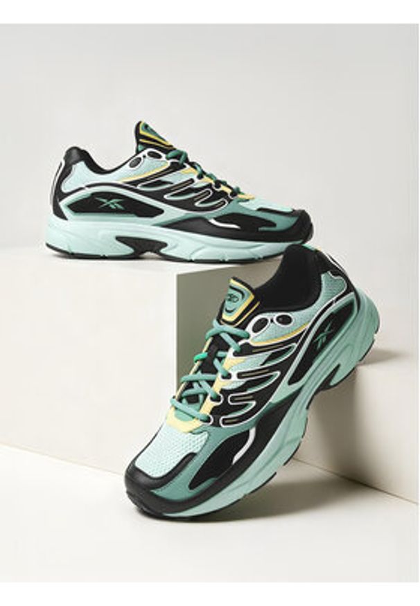 Reebok Sneakersy EOSS-PREMIER ROAD CONTROL 100233915 Zielony. Kolor: zielony. Materiał: materiał