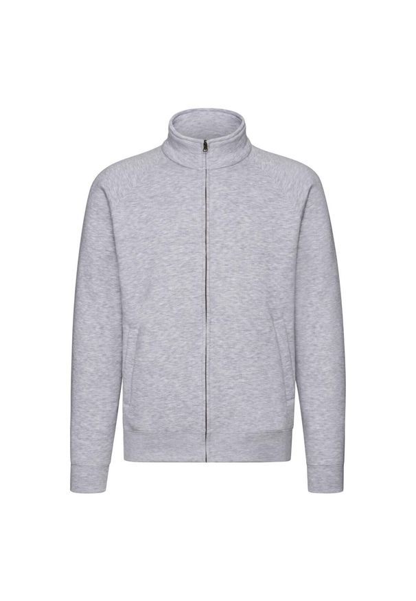 FRUIT OF THE LOOM - Kurtka Unisex Premium Plain Dla Dorosłych. Kolor: szary. Sport: turystyka piesza