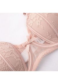 Intica - Biustonosz francuski z eleganckim krojem Anjali. Kolor: czerwony. Materiał: materiał #2