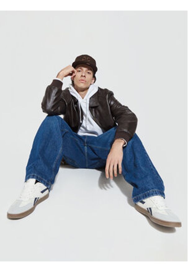 DC Shoes Jeansy EDYDP03435 Niebieski Baggy Fit. Kolor: niebieski