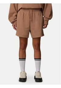 The North Face Szorty sportowe Essential NF0A8C2F Brązowy Regular Fit. Kolor: brązowy. Materiał: bawełna, syntetyk #1