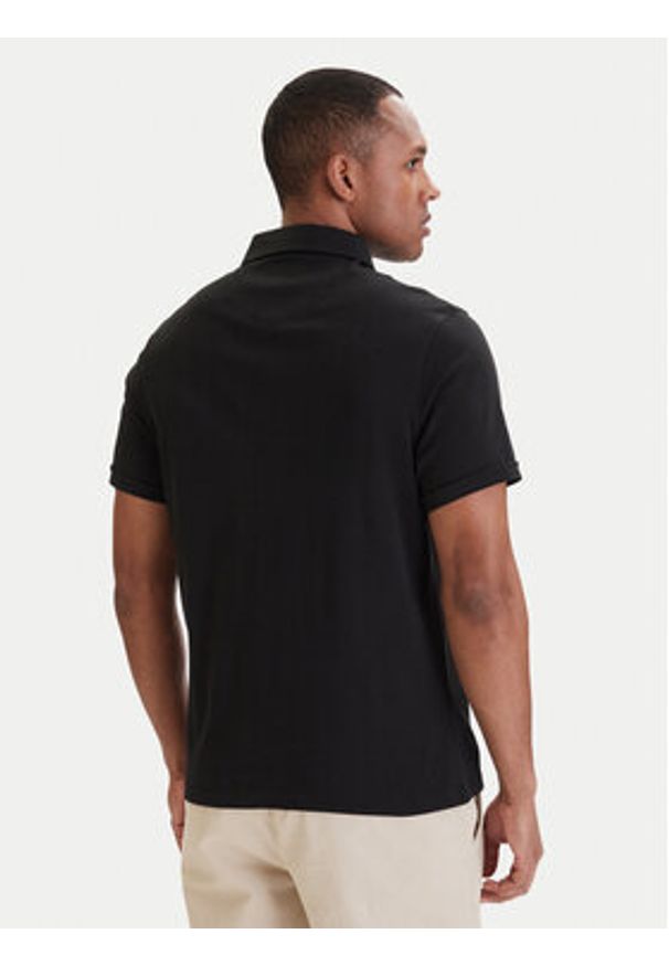 Barbour Polo Premium Corpatch MML1496BK31 Czarny Tailored Fit. Typ kołnierza: polo. Kolor: czarny. Materiał: bawełna