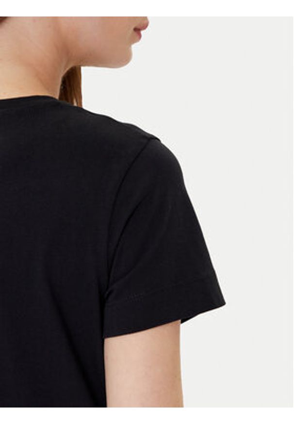 Pinko - PINKO T-Shirt Bussolotto 100355 A2RD Czarny Regular Fit. Kolor: czarny. Materiał: bawełna