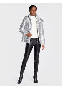 Guess Kurtka puchowa Fiorenza W2BL26 WEWC0 Srebrny Regular Fit. Kolor: srebrny. Materiał: syntetyk, puch #2