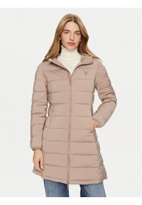 Guess Płaszcz zimowy New Aleta V4YL05 WF3X0 Szary Regular Fit. Kolor: szary. Materiał: syntetyk. Sezon: zima